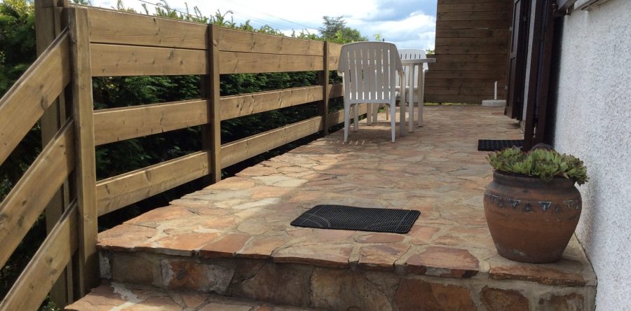 Chaletdepaepe Terras balkon